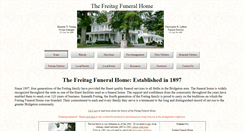 Desktop Screenshot of freitagfuneralhome.com